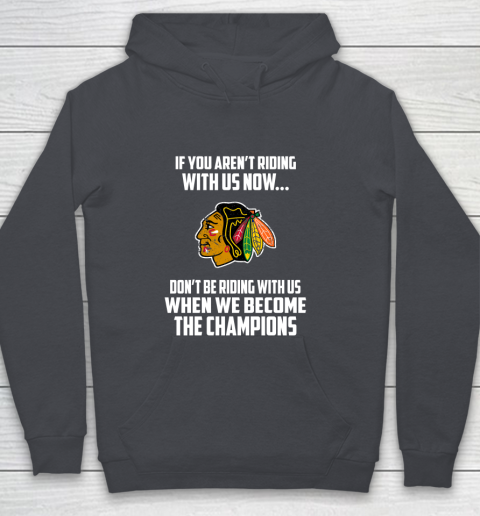 NHL Chicago Blackhawks Hockey We Become The Champions Youth Hoodie 5
