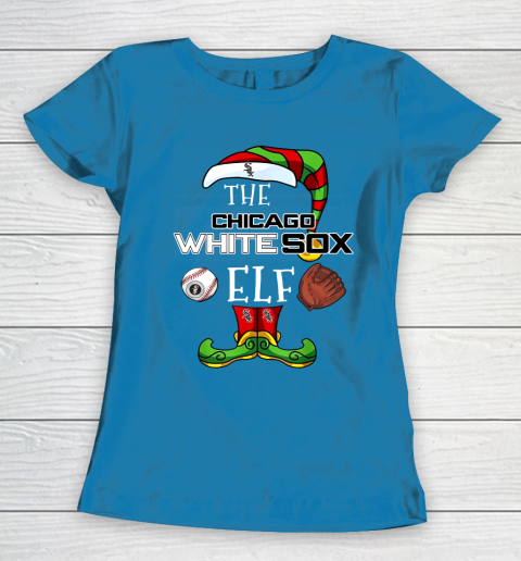 Chicago White Sox Christmas ELF Funny MLB Women's T-Shirt 6
