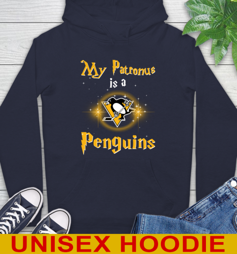 NHL Hockey Harry Potter My Patronus Is A Pittsburgh Penguins Hoodie 3