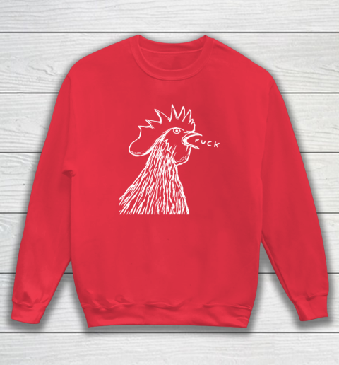 Funny Chicken Rooster Saying FUCK Sweatshirt 6
