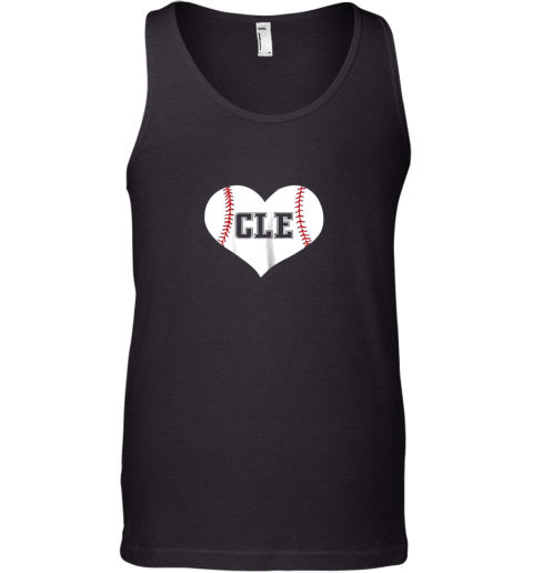 Cleveland Ohio Baseball Love Heart CLE Gift Jersey Fan Tank Top