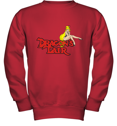 cno6 dragons lair daphne baseball shirts youth sweatshirt 47 front red