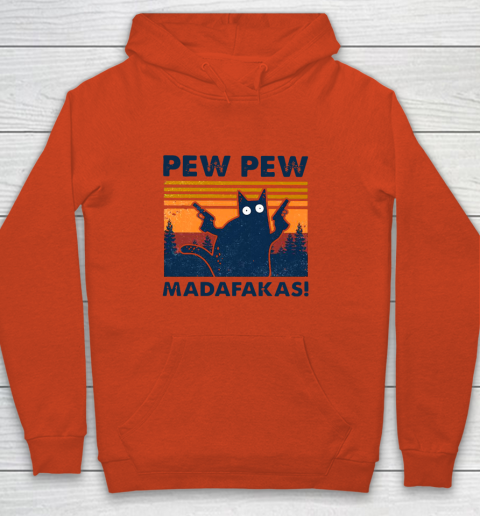 Cat Pew Pew Madafakas Vintage Youth Hoodie 3