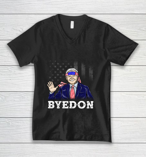 Byedon Joe Biden Anti Trump V-Neck T-Shirt