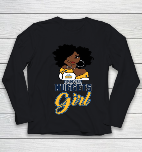 Denver Nuggets Girl NBA Youth Long Sleeve