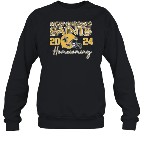 New Orleans Saints Football Homecoming 2024 helmet Sweatshirt