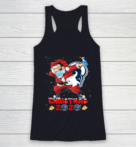 Los Angeles Rams Funny Santa Claus Dabbing Christmas 2020 NFL Racerback Tank 7