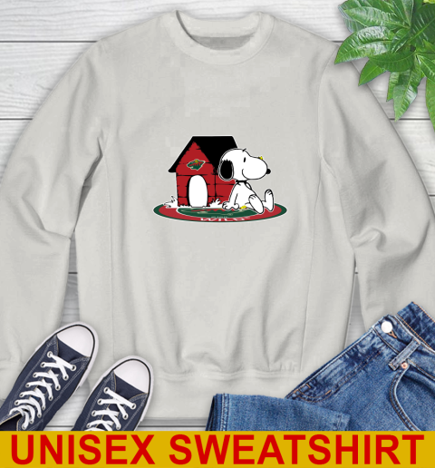 NHL Hockey Minnesota Wild Snoopy The Peanuts Movie Shirt Sweatshirt 12