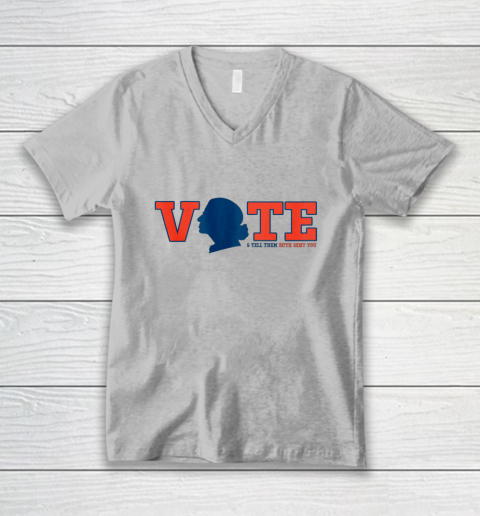 Vote Tell Them Ruth Sent You RBG Vote Shirt Notorious V-Neck T-Shirt 2