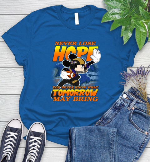 Buffalo Bills NFL Football Mickey Disney Never Lose Hope (2) Women's T-Shirt 12
