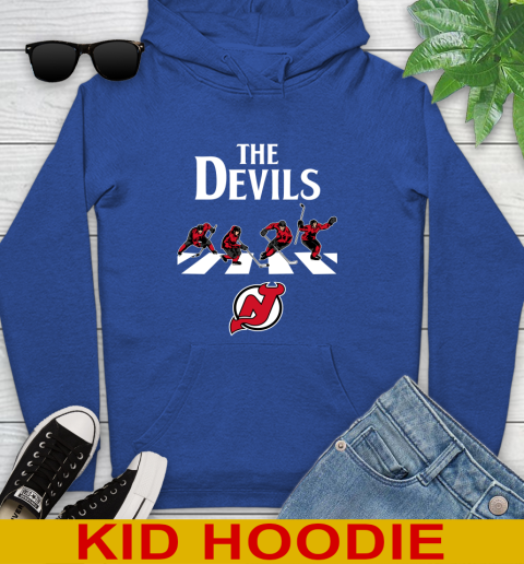 NHL Hockey New Jersey Devils The Beatles Rock Band Shirt Youth Hoodie 10