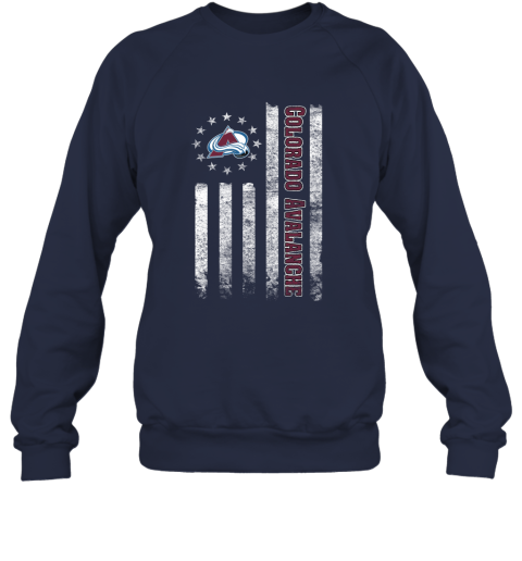 NHL American Flag Hockey Sports Colorado Avalanche Sweatshirt 2