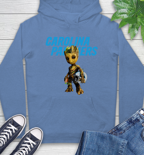 Carolina Panthers NFL Football Groot Marvel Guardians Of The Galaxy Hoodie 11