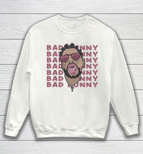 Head Bad Bunny Rapper gift for fans Sweatshirt