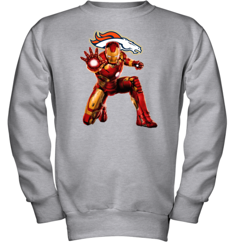 NFL Iron Man Denver Broncos Youth Sweatshirt - Rookbrand