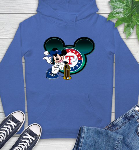 MLB Texas Rangers The Commissioner's Trophy Mickey Mouse Disney Hoodie 9