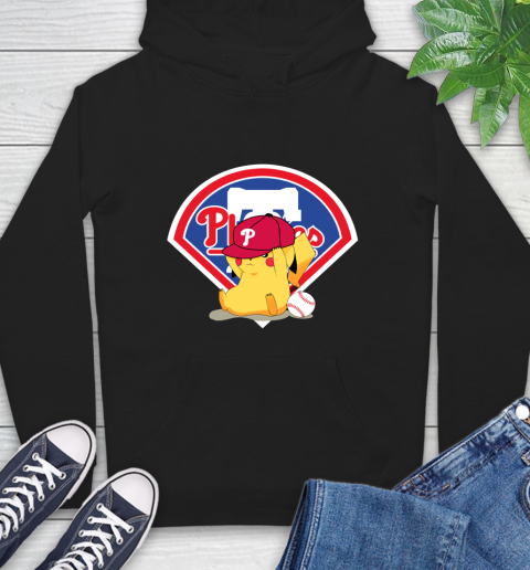 MLB Pikachu Baseball Sports Philadelphia Phillies Hoodie 2