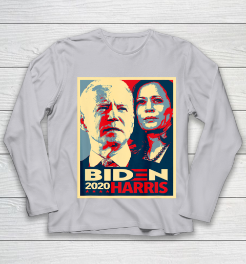 Joe Biden Kamala Harris Hope  Biden Harris 2020 Youth Long Sleeve 5