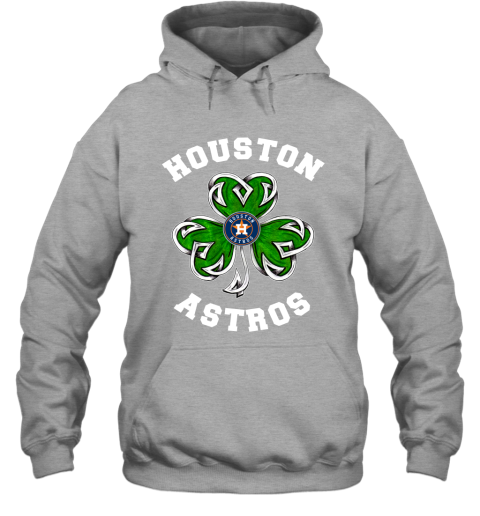 MLB Houston Astros Three Leaf Clover St Patrick's Day Baseball Sports Youth  Sweatshirt