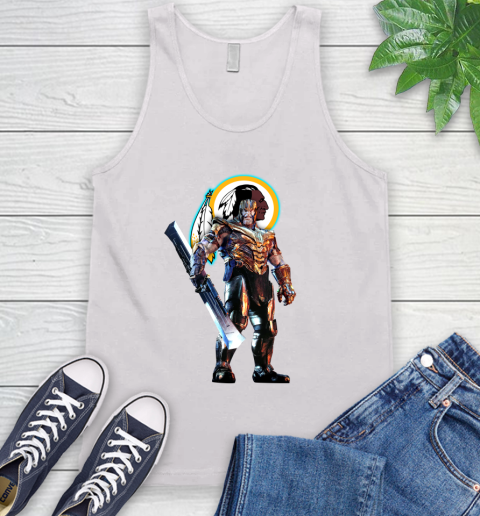 NFL Thanos Gauntlet Avengers Endgame Football Washington Redskins Tank Top