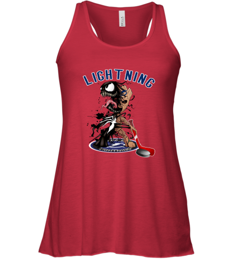NHL Tampa Bay Lightning Hockey Venom Groot Guardians Of The Galaxy ookuxuVBCqO flowy tank 32 95 151514 front red