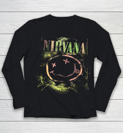 Vintage Nirvanas Smile Design Limited Youth Long Sleeve