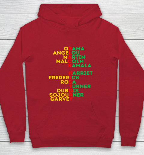 Black History Month Dream Like Leaders African American Love Youth Hoodie 7
