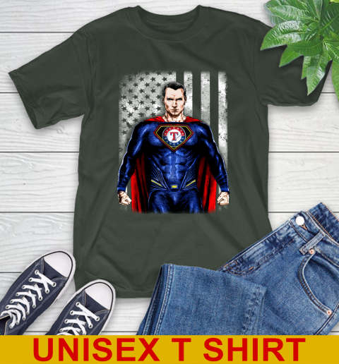MLB Baseball Texas Rangers Superman DC Shirt T-Shirt 6