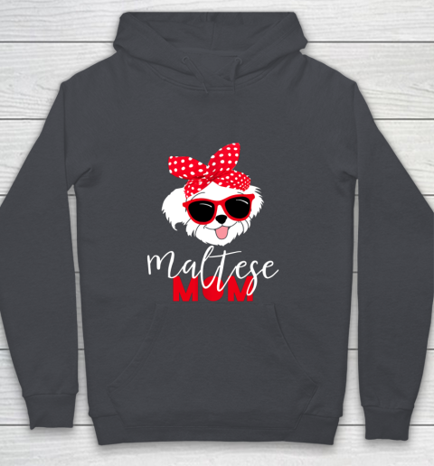Dog Mom Shirt Dog Lovers T Shirt Maltese Mom Fur Mama Youth Hoodie 5