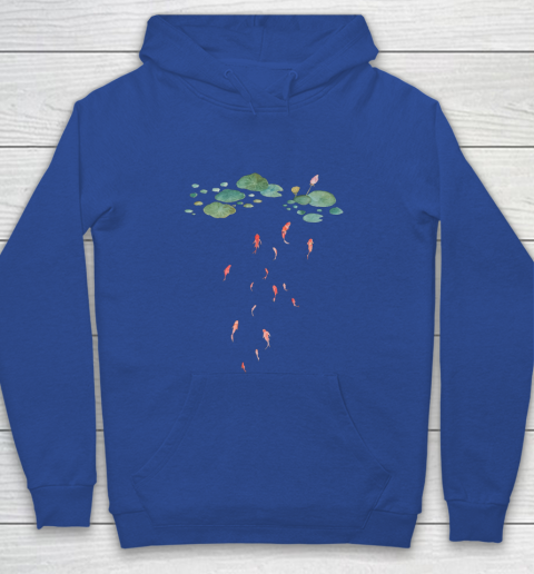 Japan koi new arrivals lotus mens hoodie