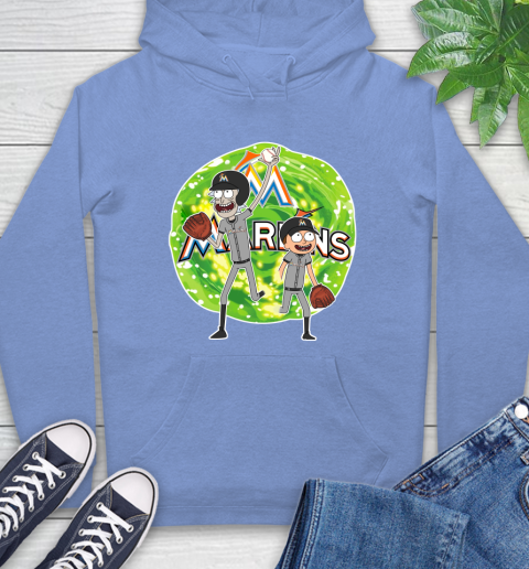 MLB Miami Marlins Rick And Morty Baseball Sports Hoodie 11