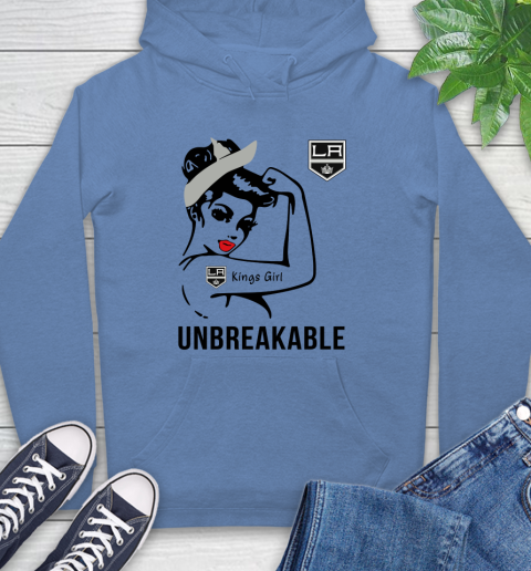 NHL Los Angeles Kings Girl Unbreakable Hockey Sports Hoodie 9