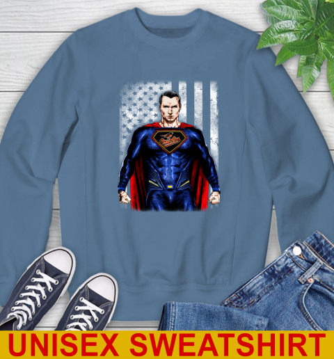 MLB Baseball Baltimore Orioles Superman DC Shirt Sweatshirt 10