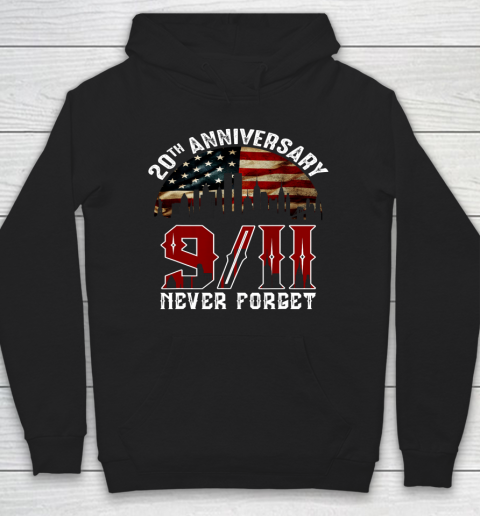 Never Forget 9 11 20th Anniversary Patriot Day 2021 Hoodie