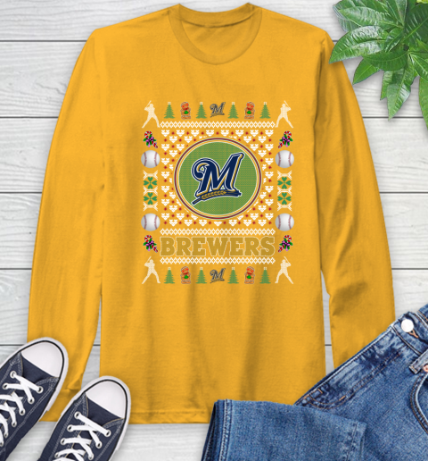 Milwaukee Brewers Merry Christmas MLB Baseball Loyal Fan Ugly Shirt 57