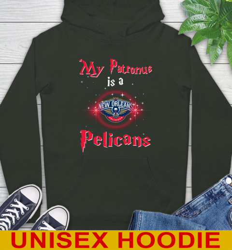 NBA Basketball Harry Potter My Patronus Is A New Orleans Pelicans Hoodie 12