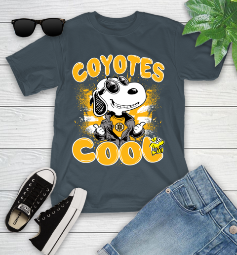 NHL Hockey Boston Bruins Cool Snoopy Shirt Youth T-Shirt 9