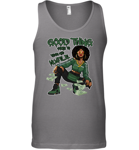 Jordan 5 Oregon Matching Sneaker Tshirt For Woman For Girl Good Things Come To Those Who Hustle Hipster Hip Hop Black Jordan Shirt