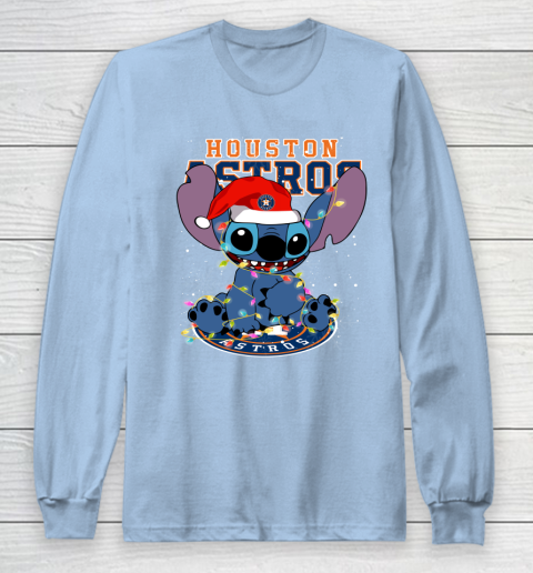 Houston Astros MLB noel stitch Baseball Christmas Long Sleeve T-Shirt 5