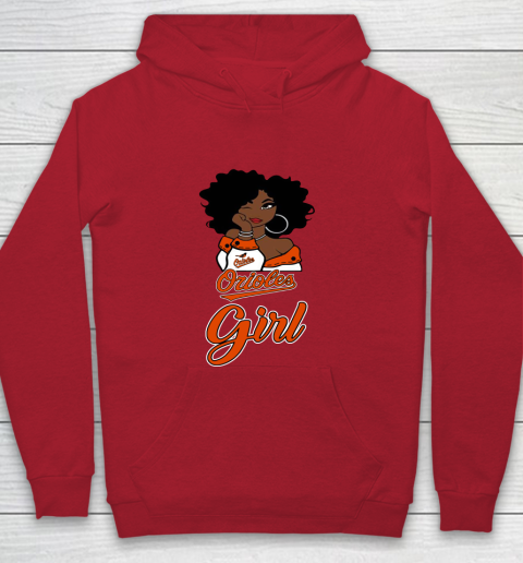 Baltimore Orioles Girl MLB Youth Hoodie 9