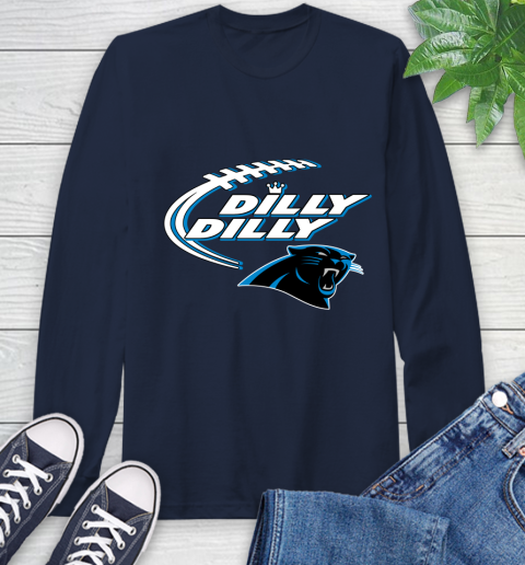 NFL Carolina Panthers Dilly Dilly Football Sports Long Sleeve T-Shirt 4