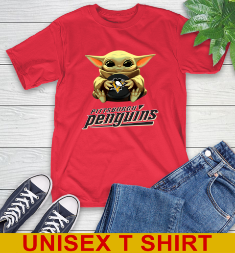 NHL Hockey Pittsburgh Penguins Star Wars Baby Yoda Shirt 10