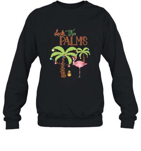 Tropical Christmas T Shirt Flamingo Sweatshirt