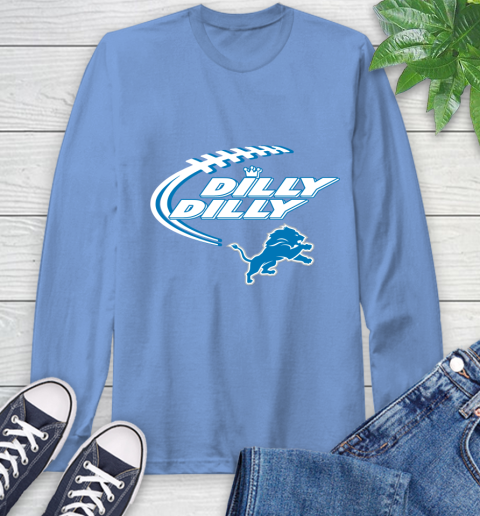 NFL Detroit Lions Dilly Dilly Football Sports Long Sleeve T-Shirt 11