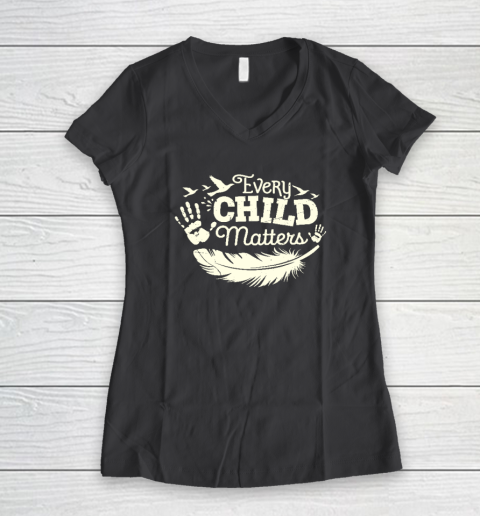 Every Orange Day Child Kindness Matter 2024 Anti Bully Women's V-Neck T-Shirt 4