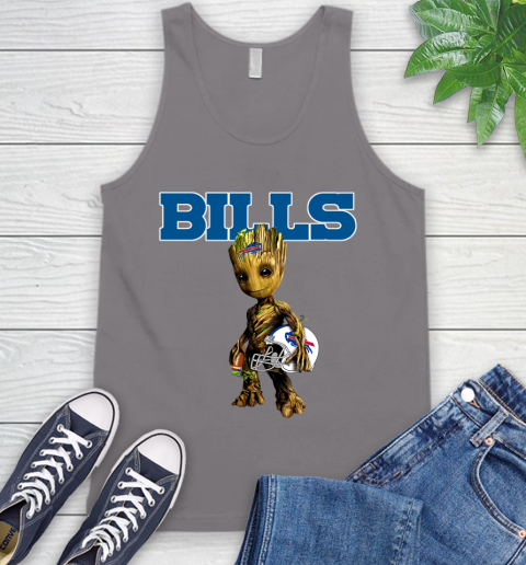Buffalo Bills NFL Football Groot Marvel Guardians Of The Galaxy Tank Top 7