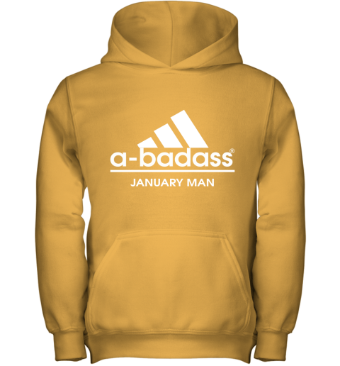 A Badass January Man Are Born In March Youth Hoodie