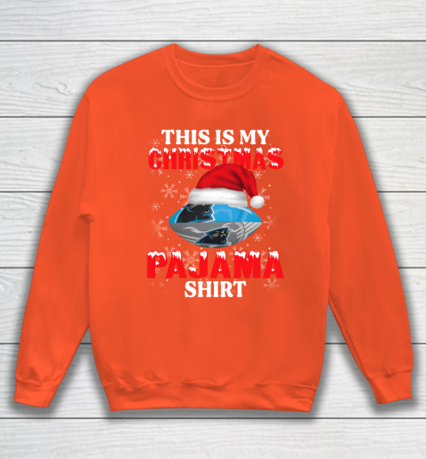 Carolina Panthers This Is My Christmas Pajama Shirt NFL Sweatshirt 3