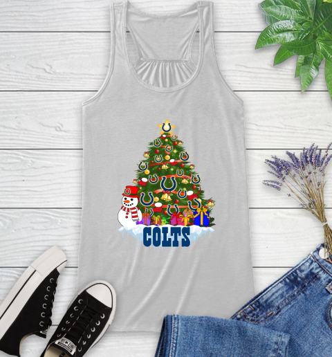 Indianapolis Colts Merry Christmas NFL Football Sports Racerback Tank