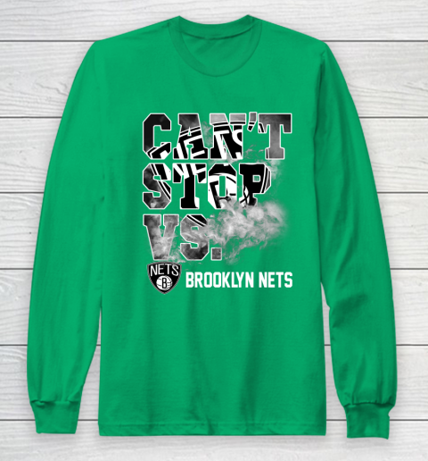 NBA Brooklyn Nets Basketball Can't Stop Vs Long Sleeve T-Shirt 4